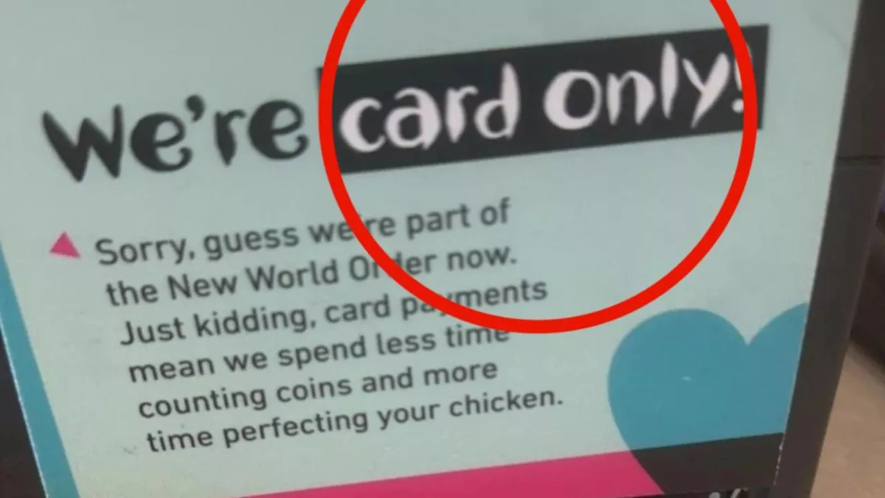 Major fast food chain Nandos goes cashless across Australia, sparking outrage