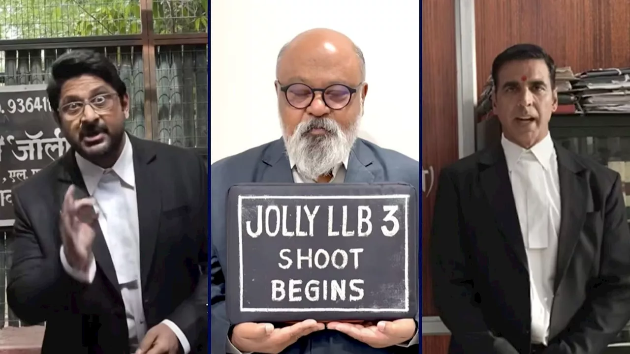 Jolly LLB 3: अक्षय कुमार या अरशद वारसी, कौन है असली जॉली? एक्टर्स ने मजेदार वीडियो के साथ शुरू किया शूट