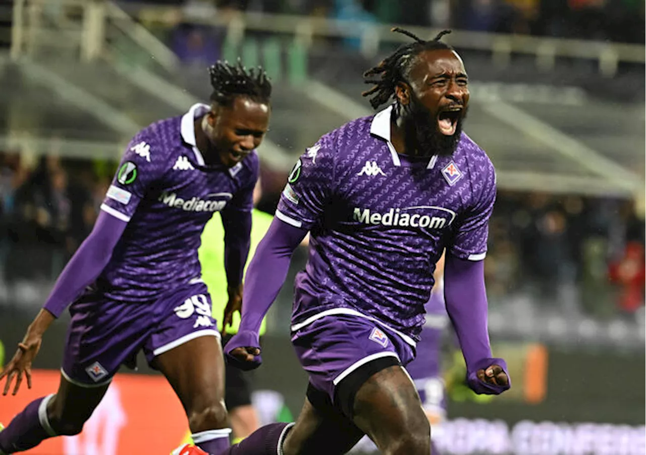 Conference league: Nzola al 91', la Fiorentina batte il Bruges 3-2