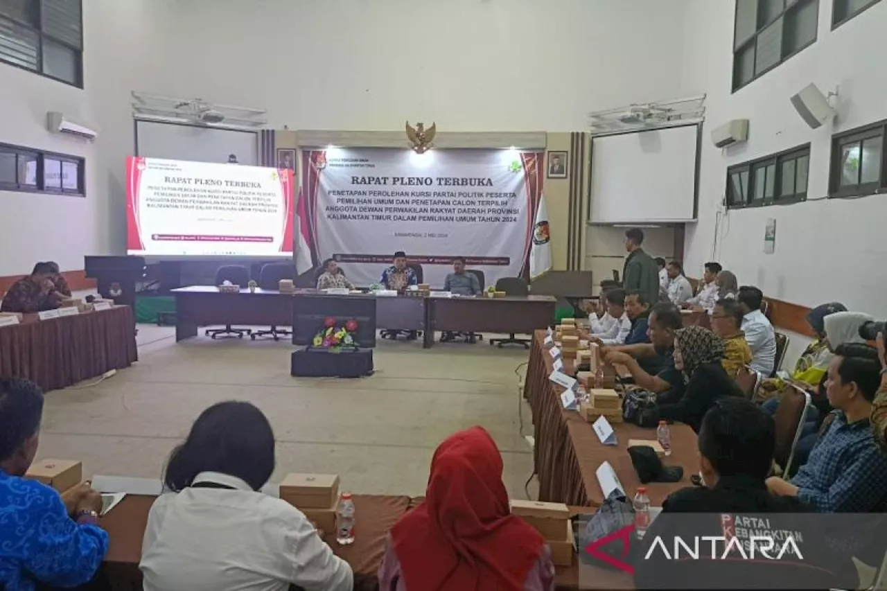 KPU tetapkan 55 anggota DPRD Provinsi Kaltim terpilih, berikut namanya