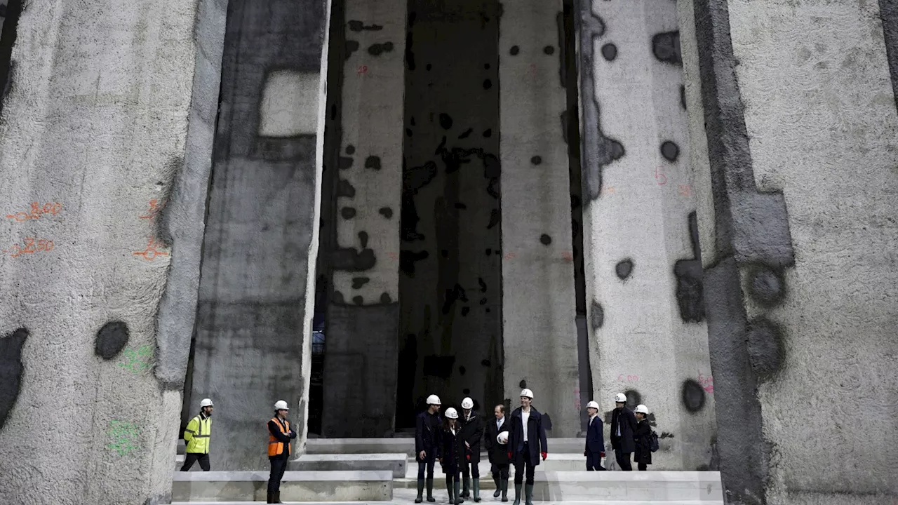 Paris inaugurates giant water storage basin to clean up the River Seine for Olympic swimming