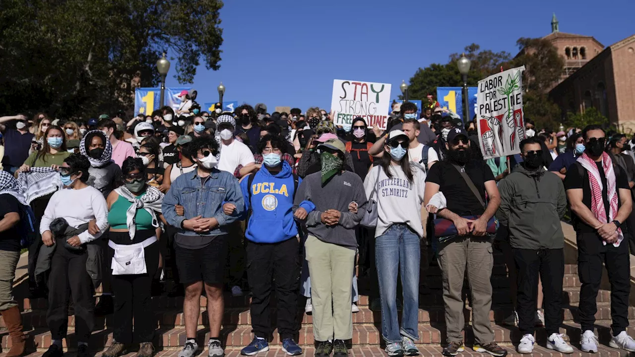 Tension grows on UCLA campus as police order dispersal of large pro-Palestinian gathering