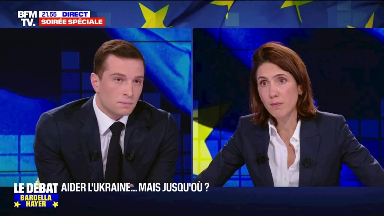 Valérie Hayer à Jordan Bardella: 'Pas une seule fois vous n'avez soutenu véritablement l'Ukraine'