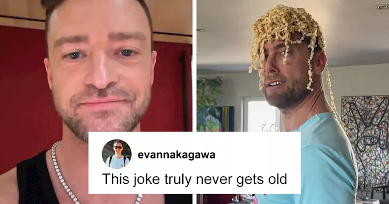 Justin Timberlake And Lance Bass Hilariously Embrace NSYNC’s Iconic “It’s Gonna Be May”