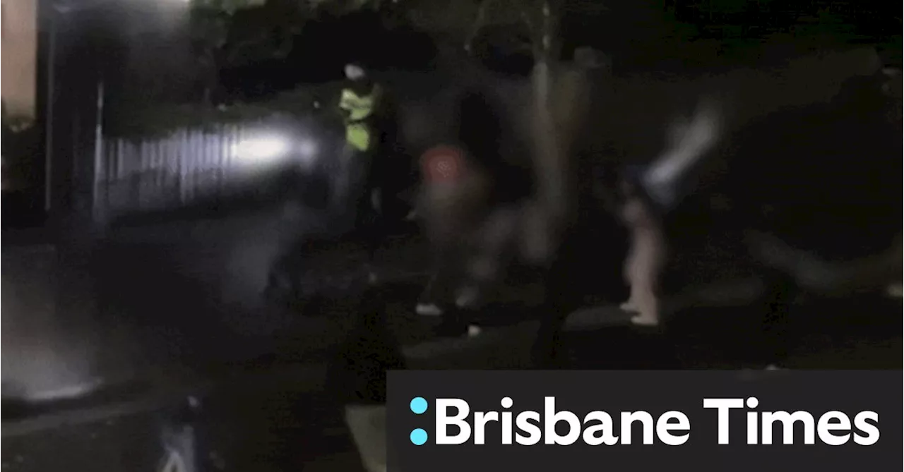 Group of children arrested after Sydney delivery rider assault caught on video