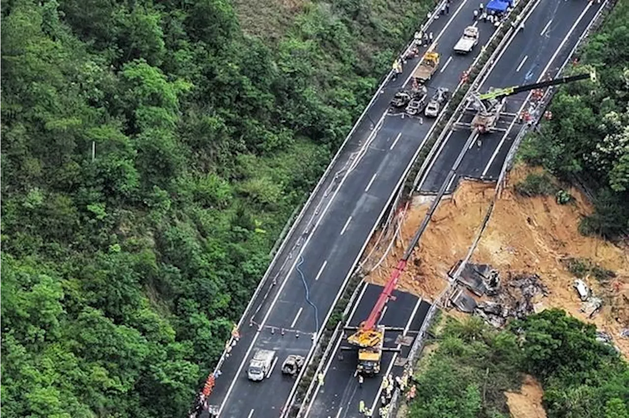 Highway collapse in southern China kills at least 36 people