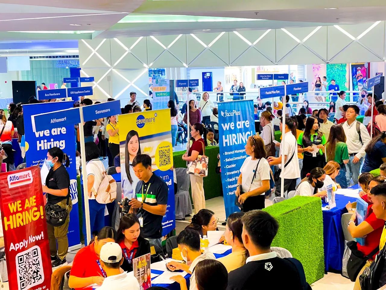 3,614 job openings generated at Labor Day job fair in SM City Marilao