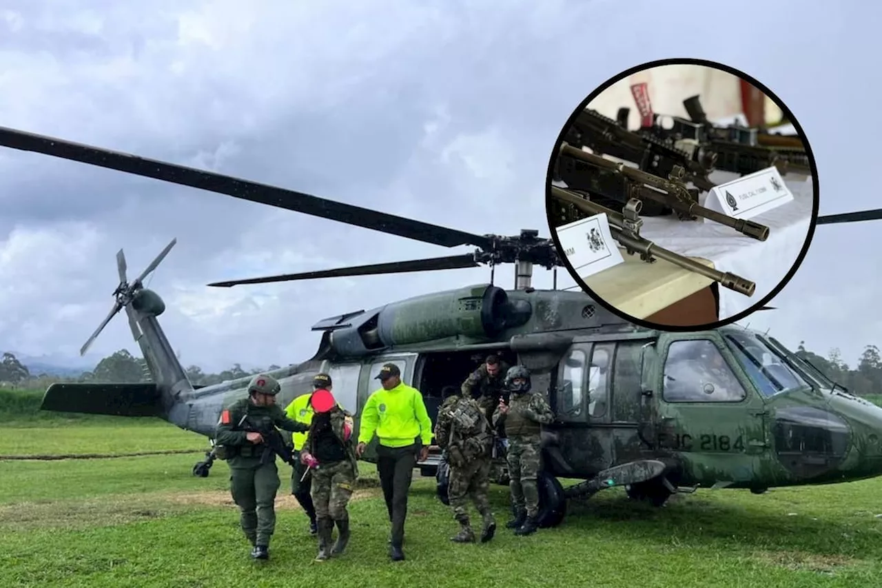 Disidencias FARC intentaron derribar helicóptero del Ejército en Cauca