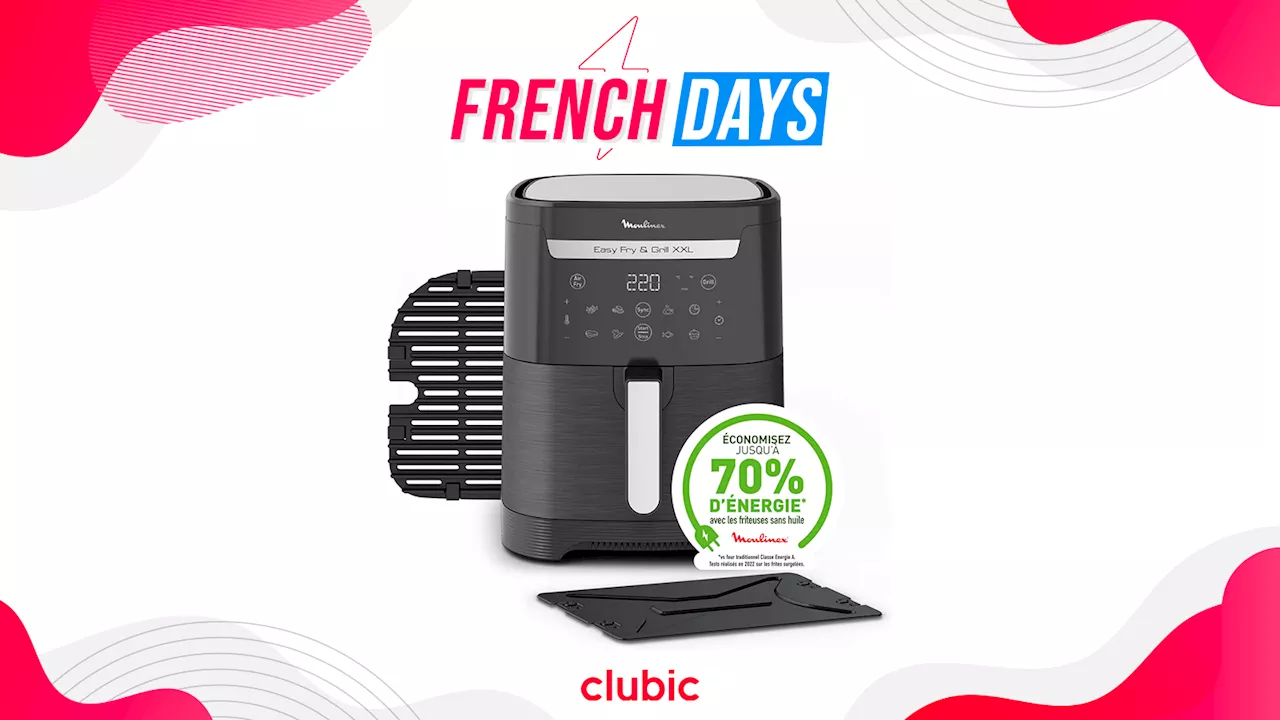 French Days Amazon : la friteuse Moulinex Easy Fry & Grill XXL à seulement 89,99 € !