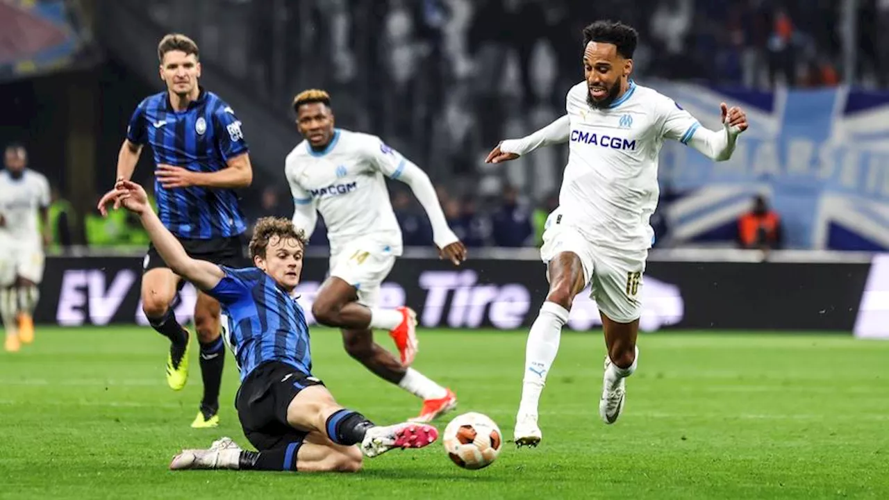 Ligue Europa : l'OM accroché par l'Atalanta Bergame en demi-finale aller (1-1)