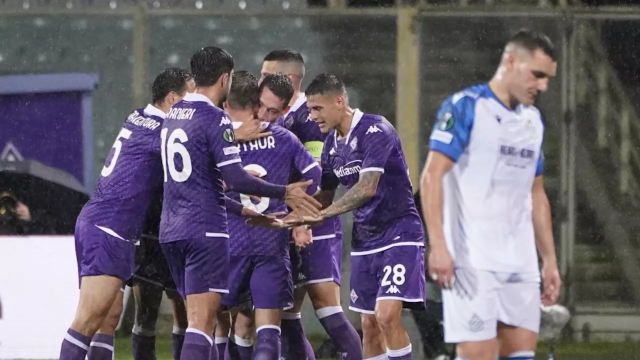 Fiorentina-Bruges, Conference League: risultato 3-2