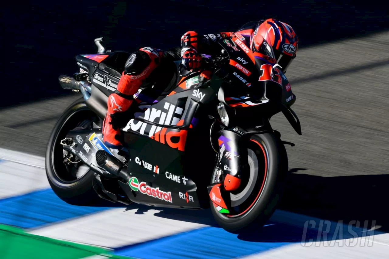 Maverick Vinales discover difference between 'A' and 'B' Aprilias