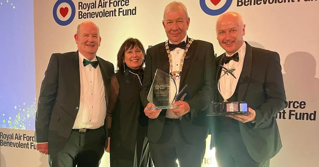 south Ayrshire Council celebrates prestigious RAF Benevolent Fund award win