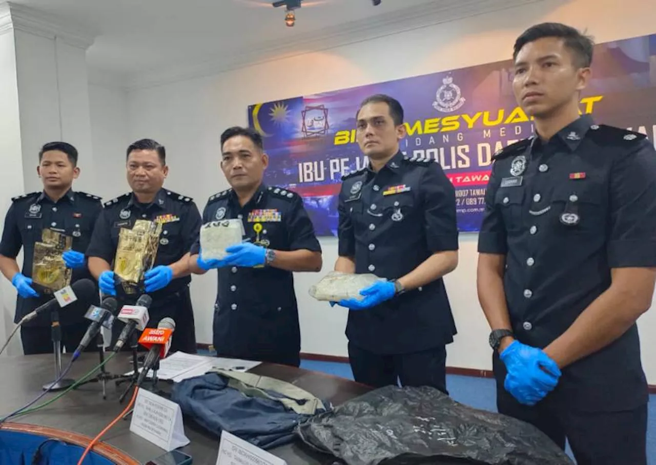 Polis Tawau tangkap lima nelayan, rampas Syabu RM120K