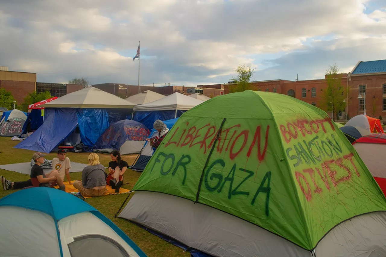 Inside the Pro-Palestine Encampment Protest at Auraria Campus