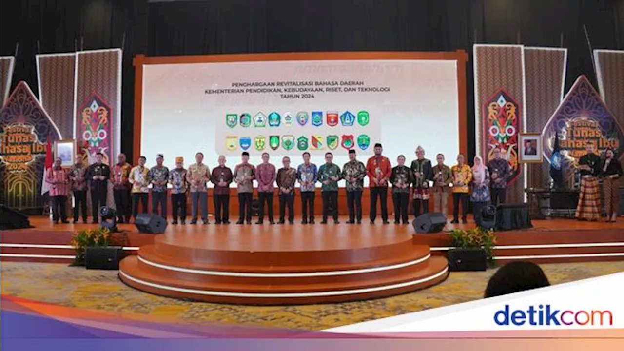 Daftar Penerima Penghargaan Revitalisasi Bahasa Daerah Kemendikbudristek 2024