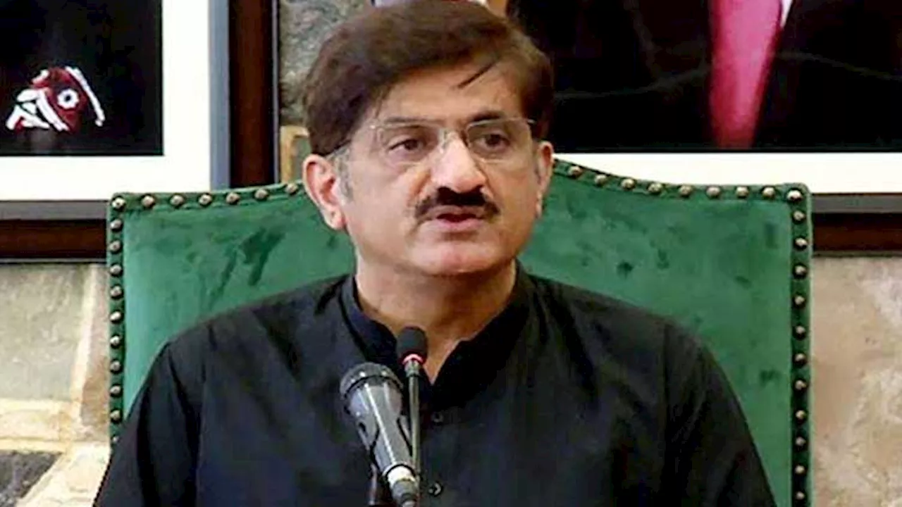 CM Murad says stern steps being taken to restore law, order in Sindh