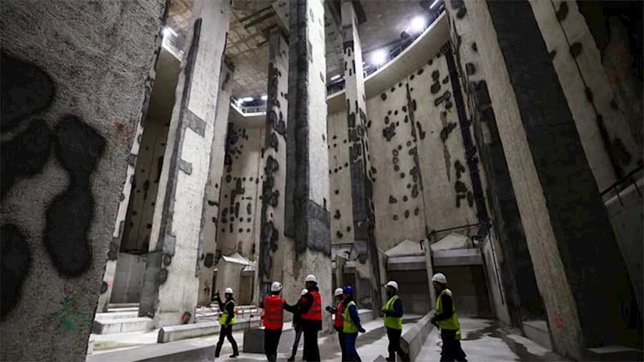 New 'underground cathedral' opens ahead of Paris Olympics