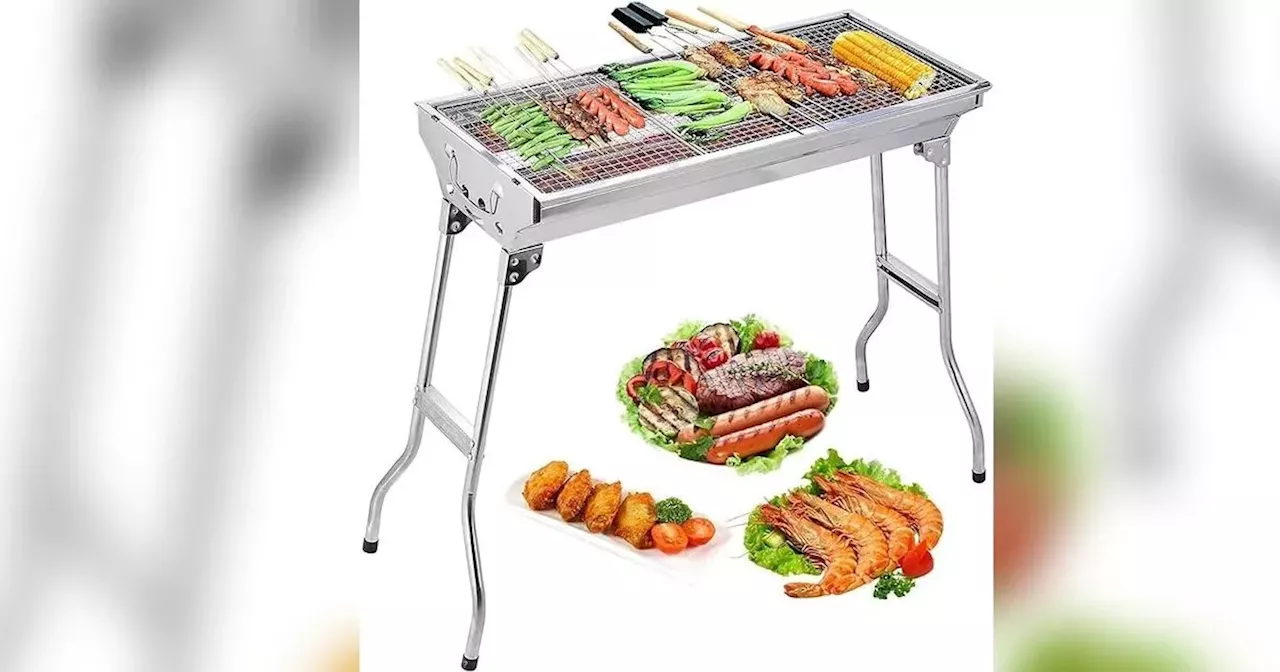 Amazon's 'light' reusable portable £32 BBQ perfect for families