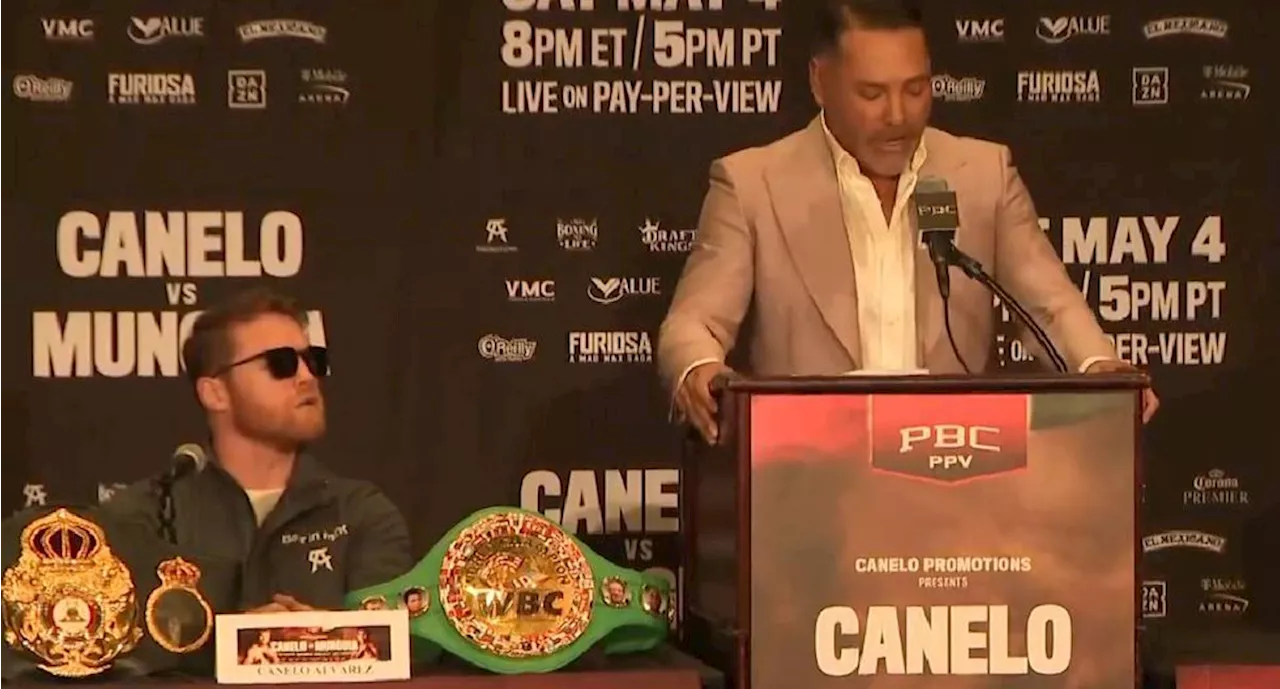 Canelo Álvarez llama 'lacra' a Óscar de la Hoya, quien advierte que demandará al tapatío