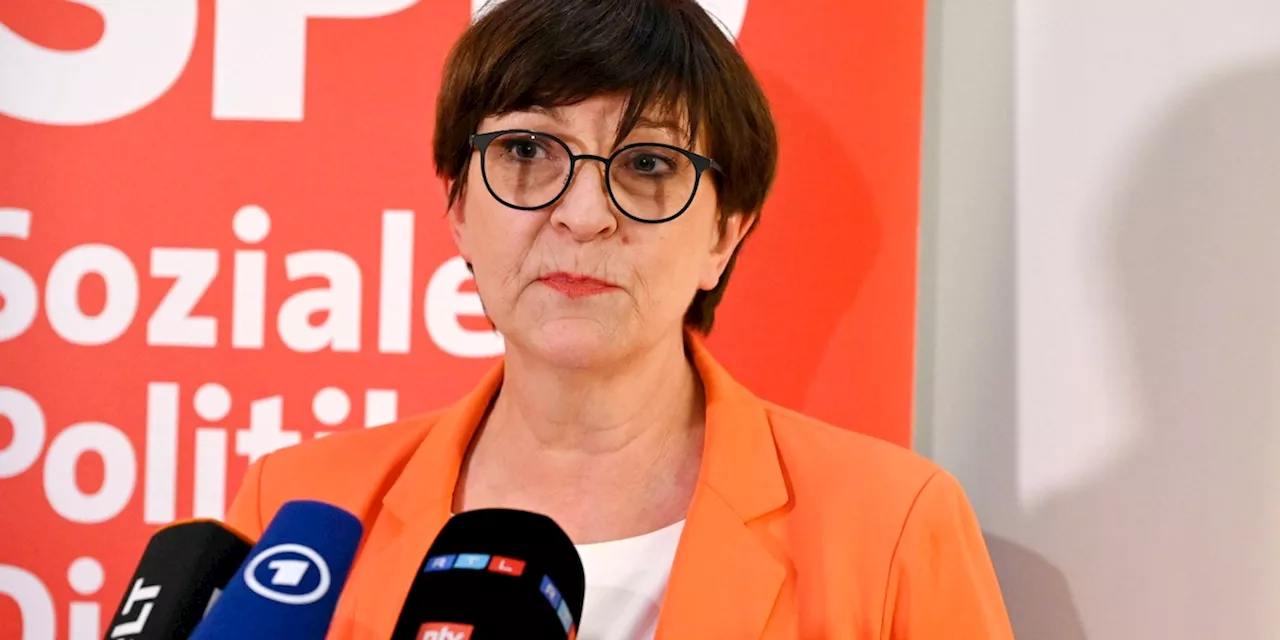 Dann vergleicht SPD-Chefin Saskia Esken die AfD plötzlich mit Nazi Goebbels