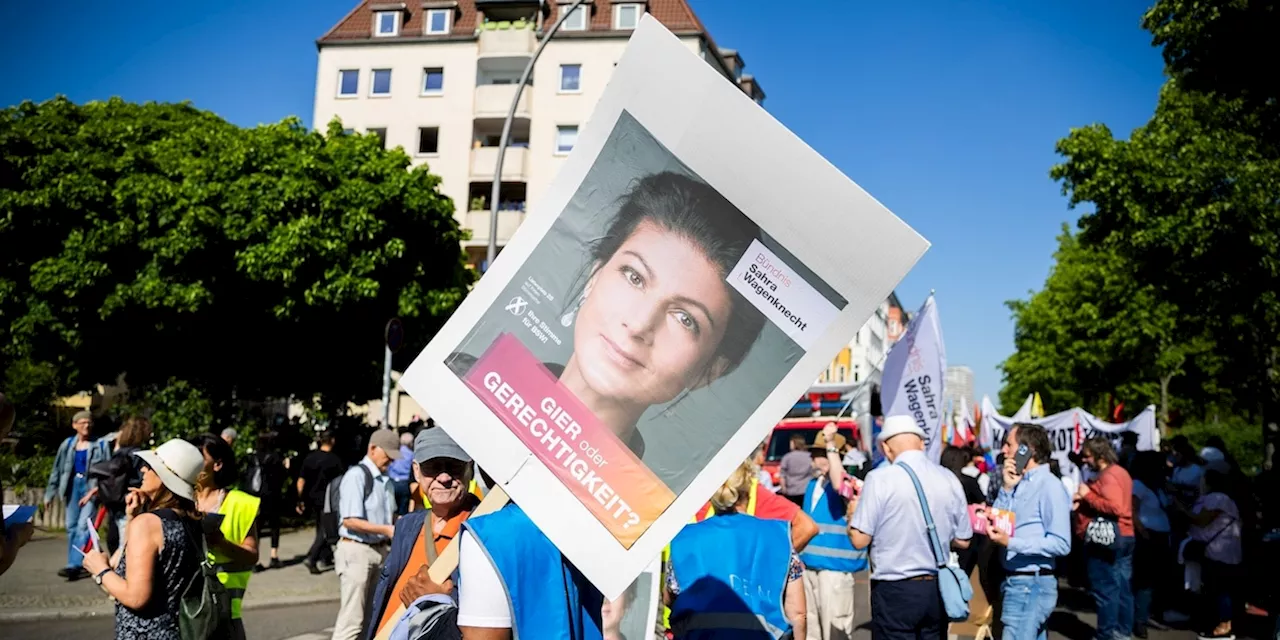 In Thüringen-Umfrage legt Wagenknecht-Partei zu - und wird koalitionsrelevant