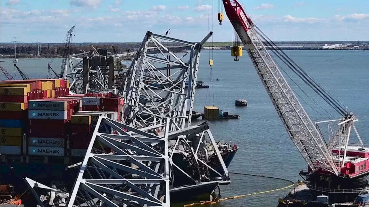 Body of 5th worker recovered from site of Francis Scott Key Bridge collapse