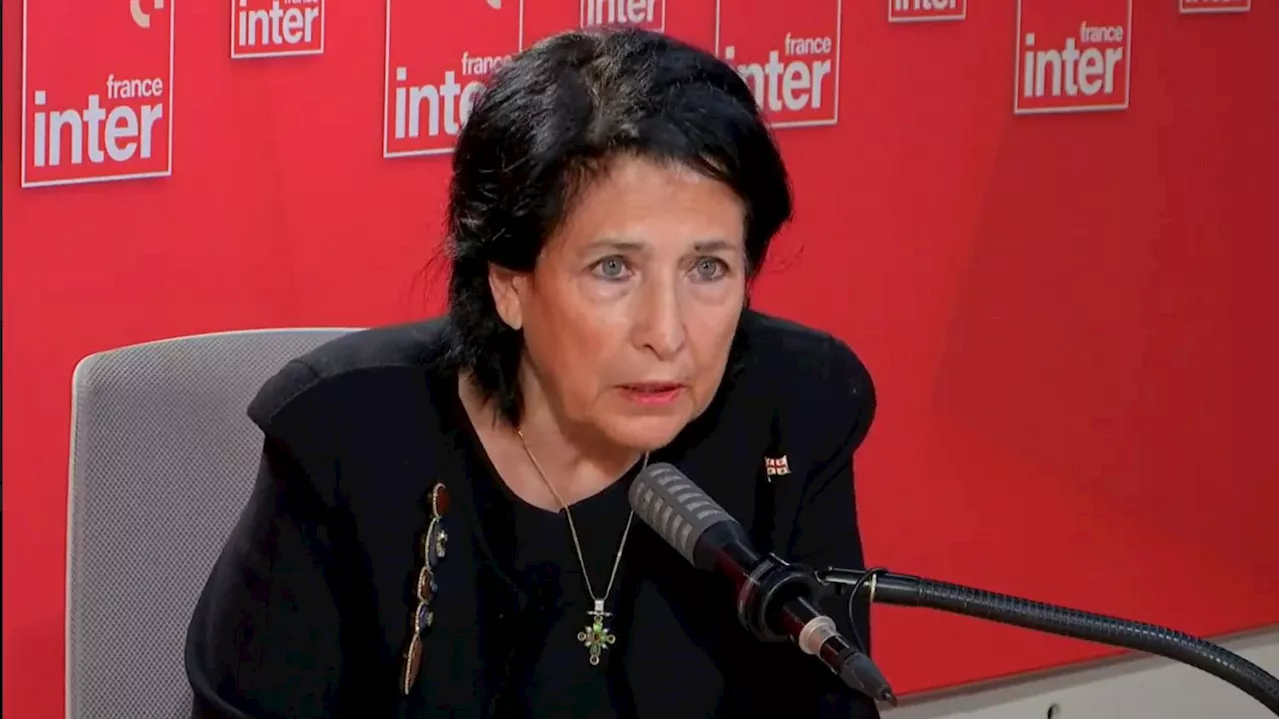 'La Géorgie n'a jamais été pro-russe et ne le sera jamais', affirme sa présidente Salomé Zourabichvili