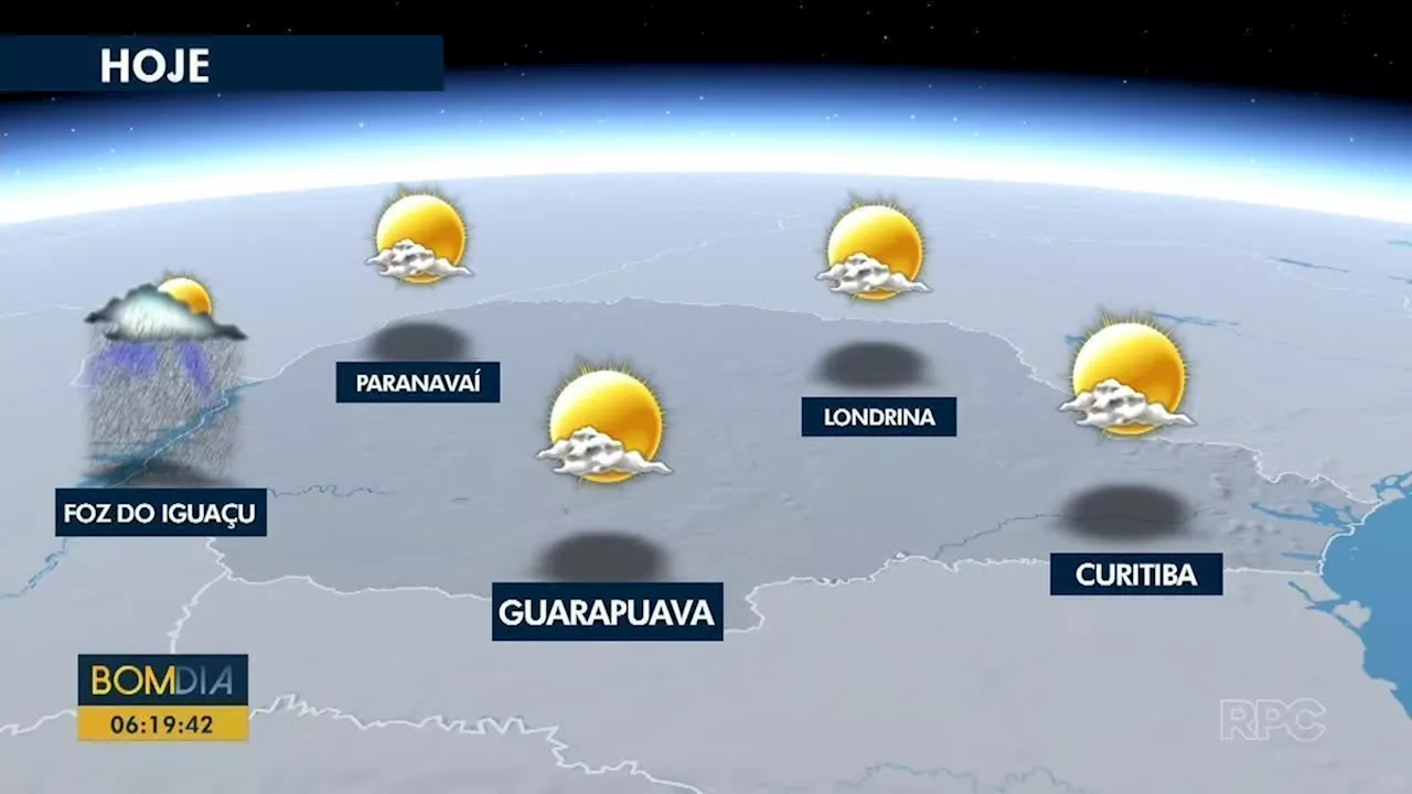 Paraná está sob alerta de tempestades até sexta (3); 121 cidades devem ser atingidas