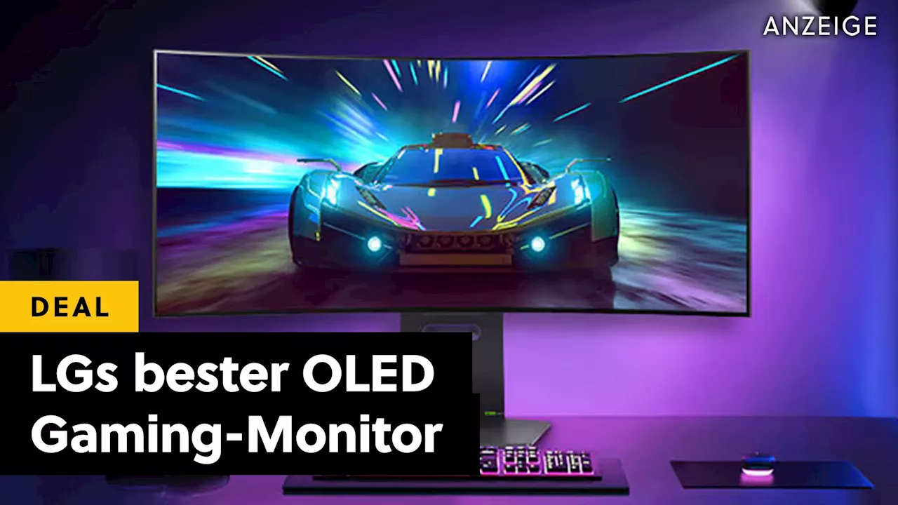 LGs brandneuen OLED Gaming-Monitor mit WQHD & 240Hz bekommt ihr aktuell nirgends günstiger als hier