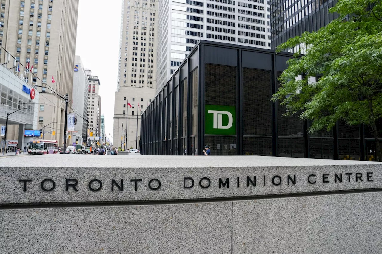 TD Bank ordered to pay almost $9.2-million by Canada’s anti-money laundering regulator over faulty controls