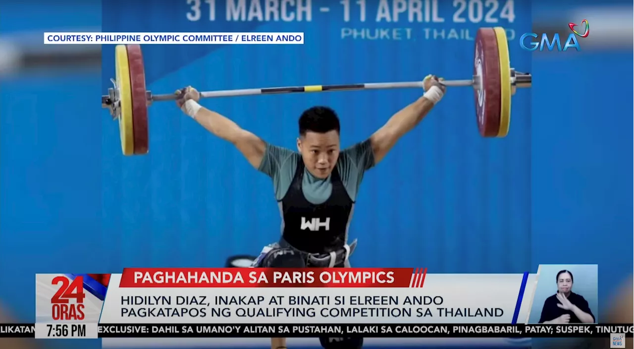 Elreen Ando shares what Hidilyn Diaz told Paris-bound weightlifters