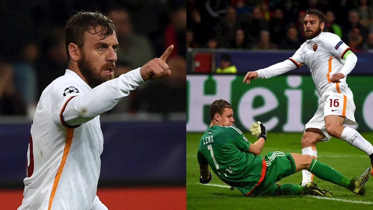 Quando Daniele De Rossi segnò una doppietta al Bayer Leverkusen: il pazzo 4-4 del 2015