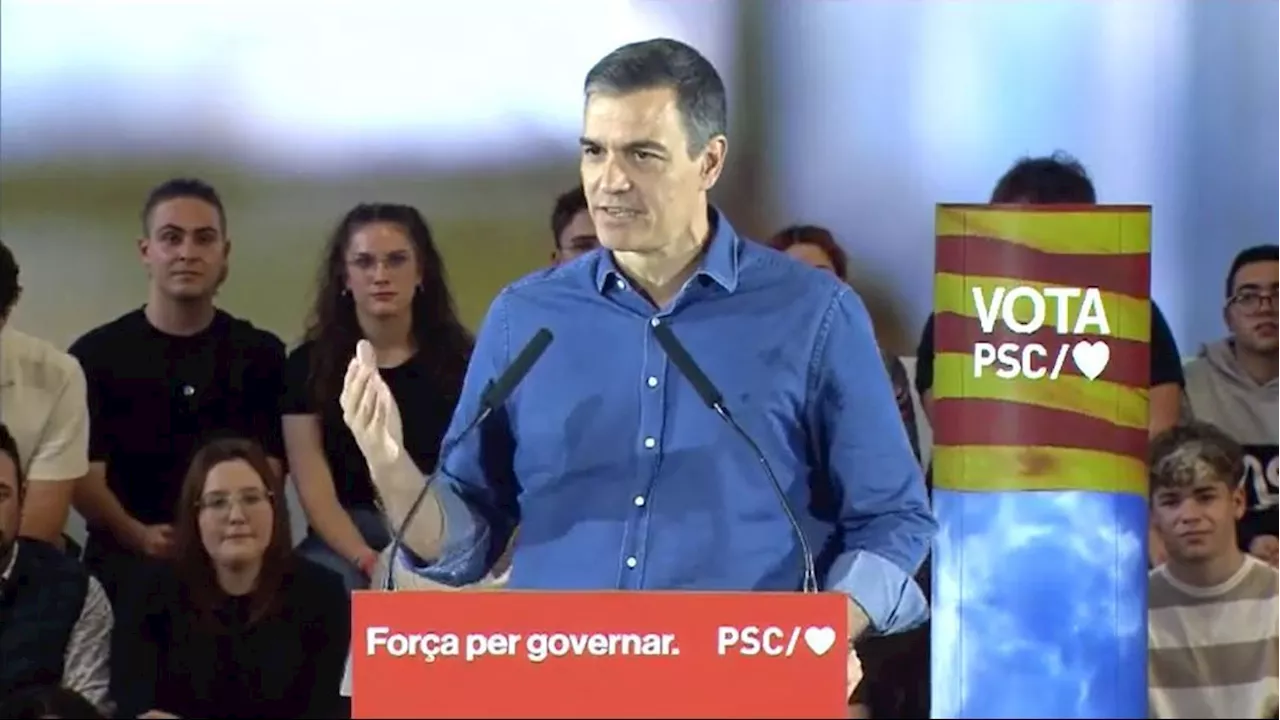 Las frases de Pedro Sánchez en el primer acto tras su punto y aparte