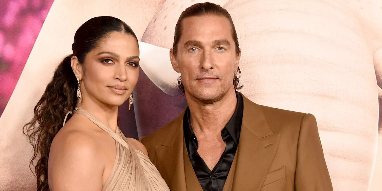 Matthew McConaughey and Camila Alves Went Pantsless to Play Pickleball