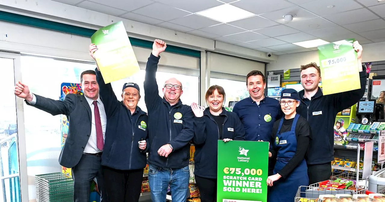 Lucky Carlow player bags €75k birthday jackpot after 'surreal' scratch card win