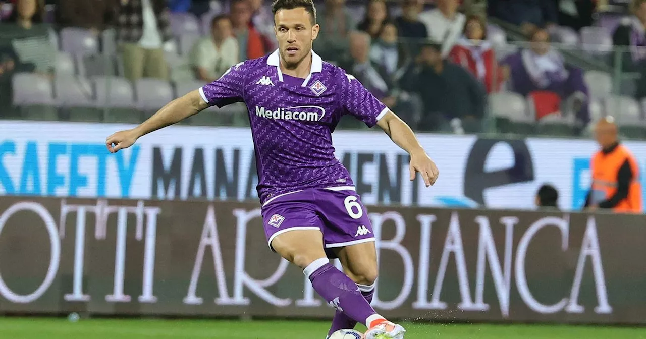 What time and TV channel is Fiorentina v Brugge on today in the Europa League?