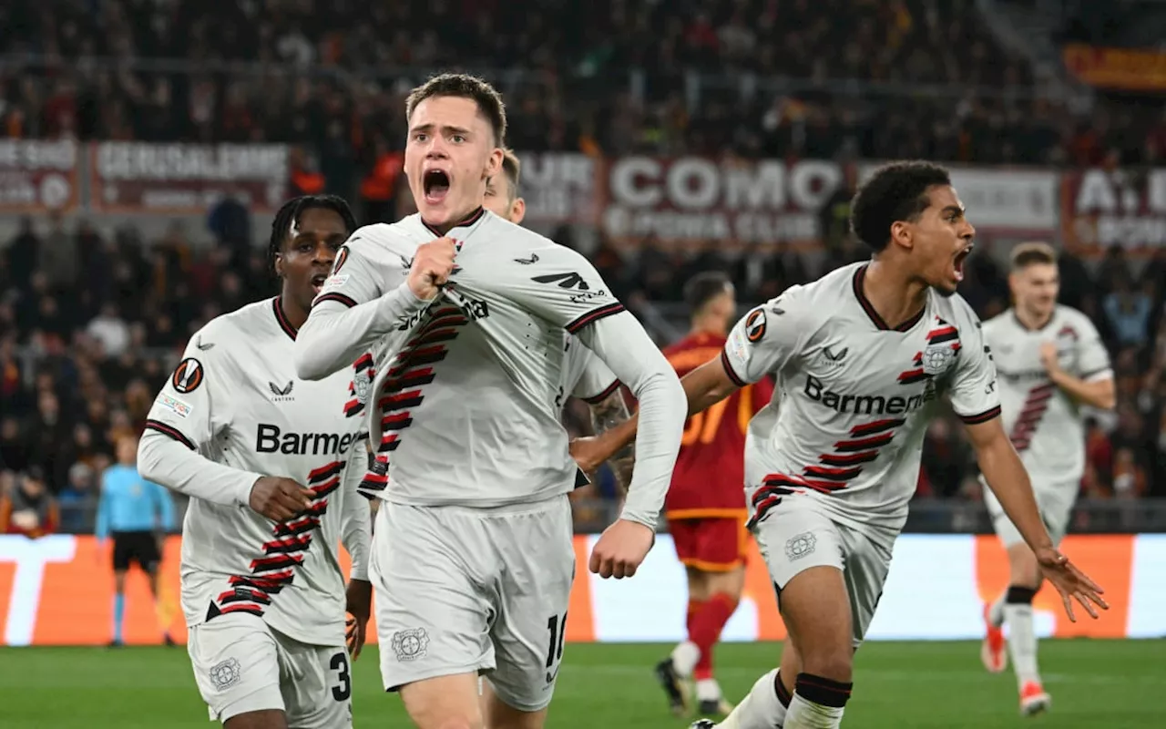 Leverkusen bate Roma na Itália e fica perto de final da Liga Europa