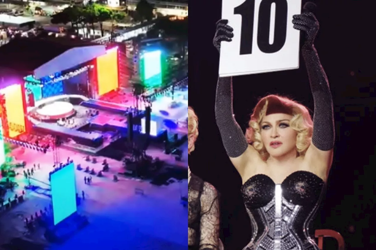 Obcecada por show perfeito, Madonna só vai deixar hotel hoje e amanhã para ensaios na praia