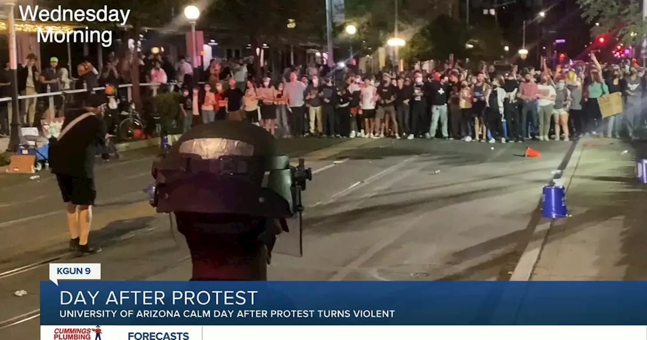 University of Arizona students weigh in on campus safety after violent protests