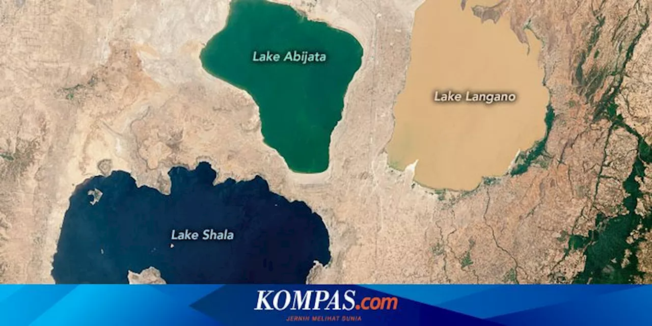 Tiga Danau Berbeda Warna di Etiopia Berasal dari Satu Sumber yang Sama