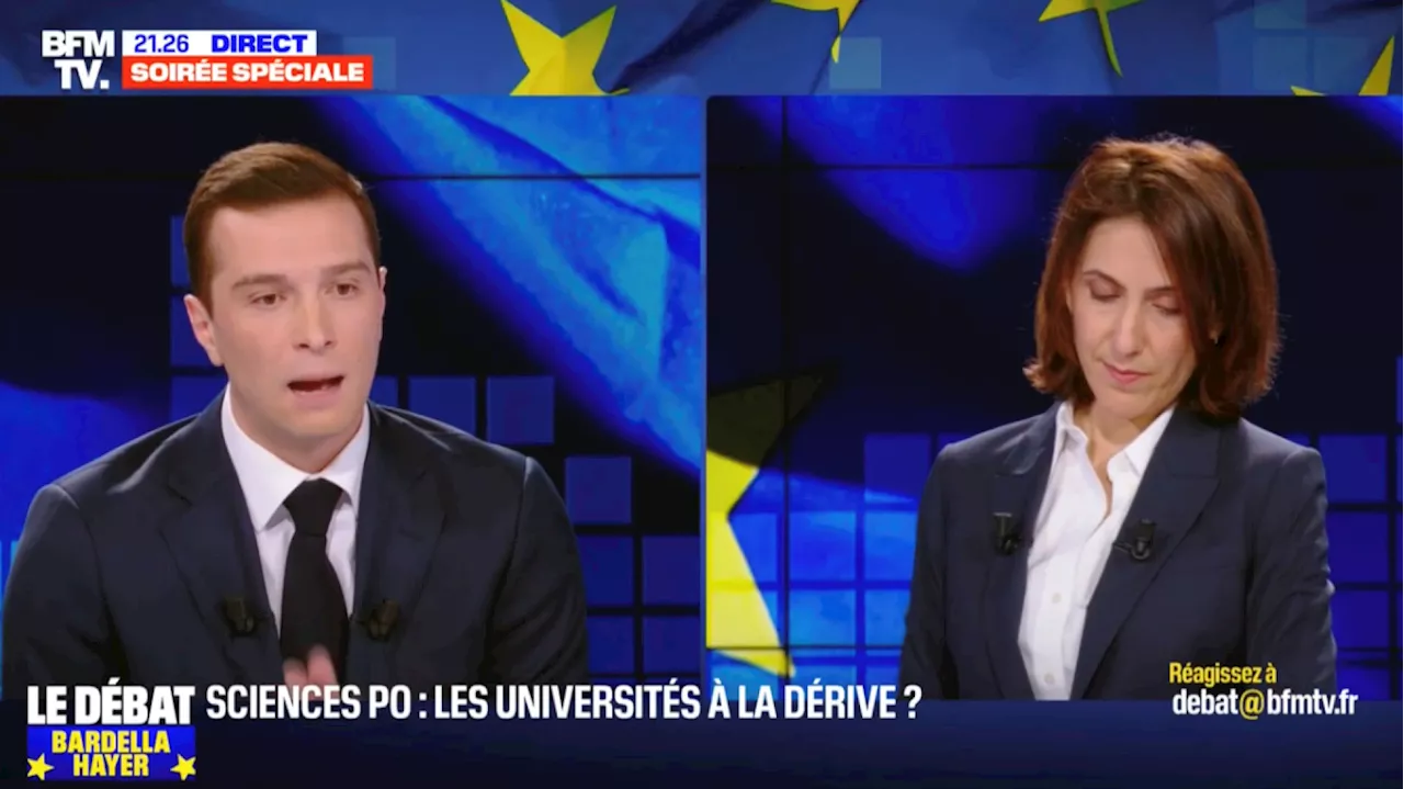 Face à Hayer, Bardella admet que Jean-Marie Le Pen a tenu des « propos éminemment antisémites »