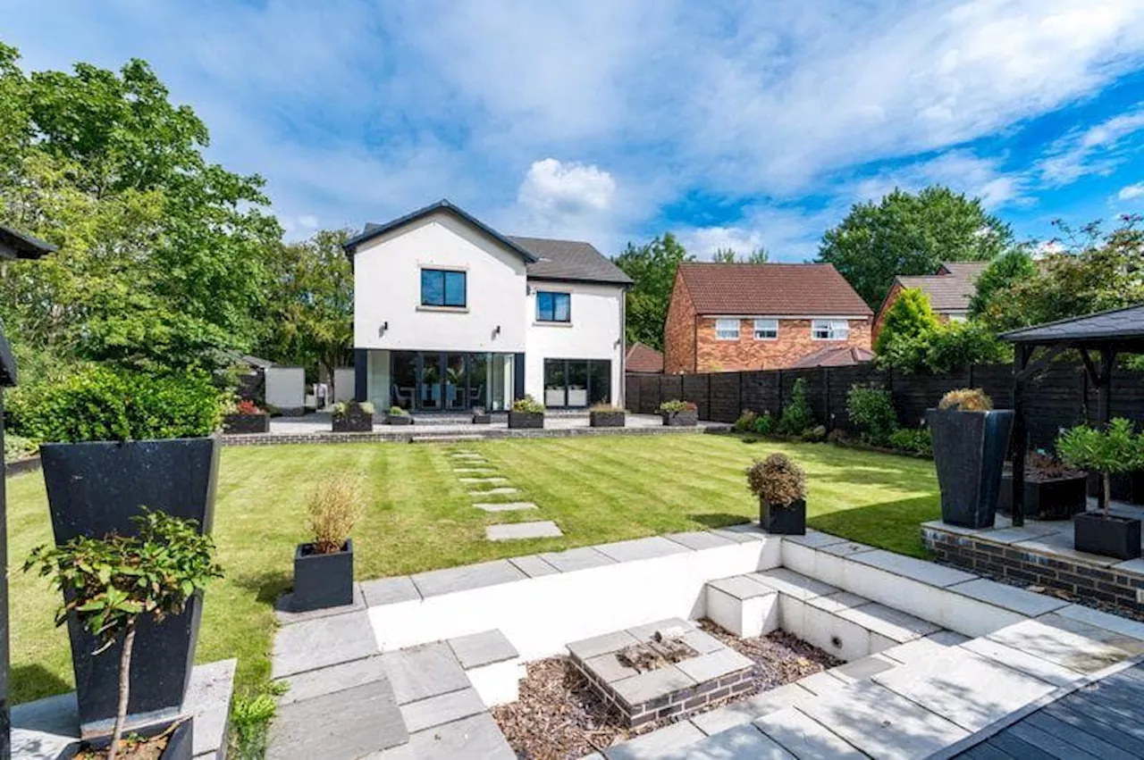 Uber luxury Leyland mansion built in 2018 with home office, cinema, games room & sprawling garden for sale