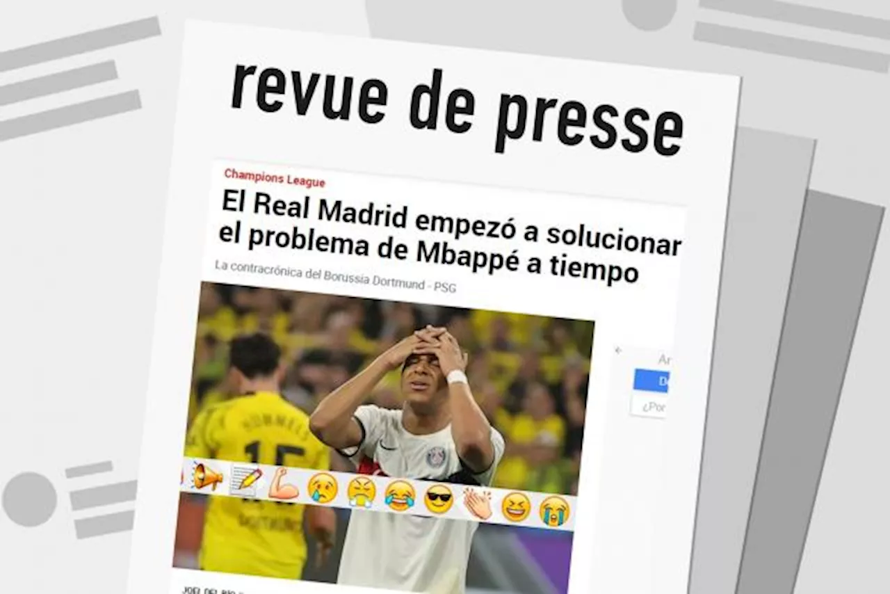 Pour la presse espagnole, la défaite du PSG contre le Borussia Dortmund sert d'enseignement au Real Madrid