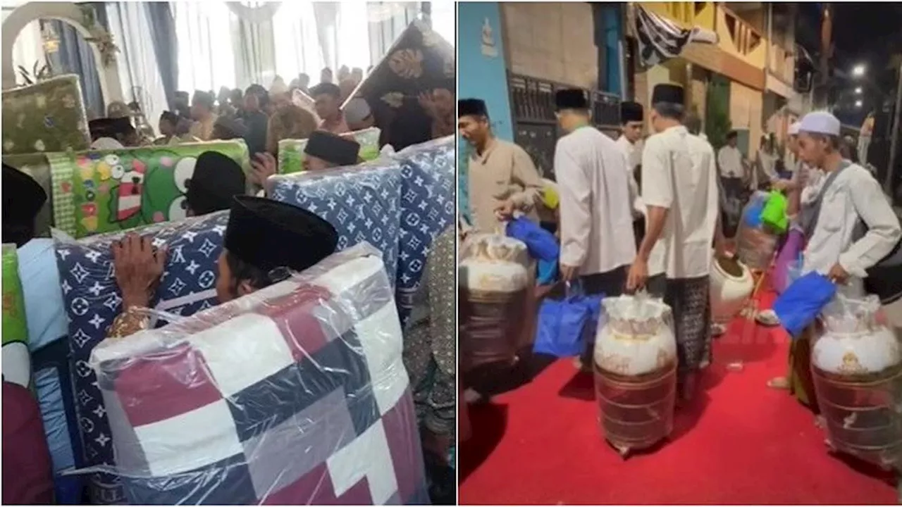 6 Potret Suvenir Berukuran Besar dari Kondangan, Kasur hingga Sangkar Burung