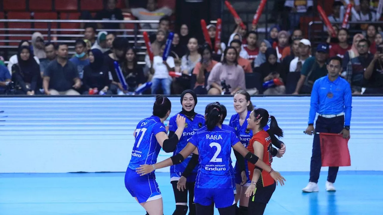 Hasil PLN Mobile Proliga 2024: Jakarta Pertamina Bungkam Jakarta Electric