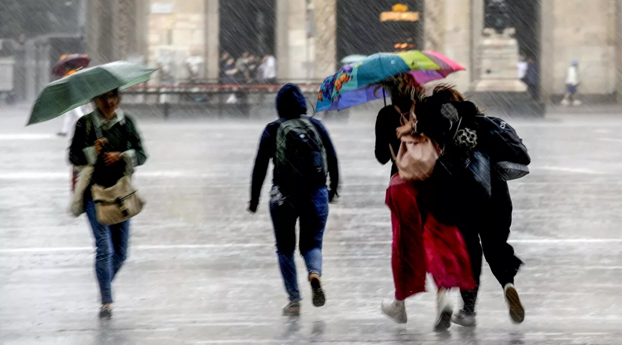 Maltempo, allerta per temporali in Lombardia