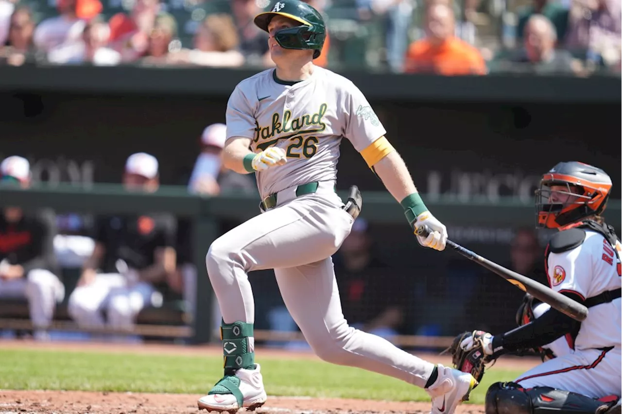 Oakland Athletics’ surprising spark Tyler Nevin showing bloodlines matter as emerging talent