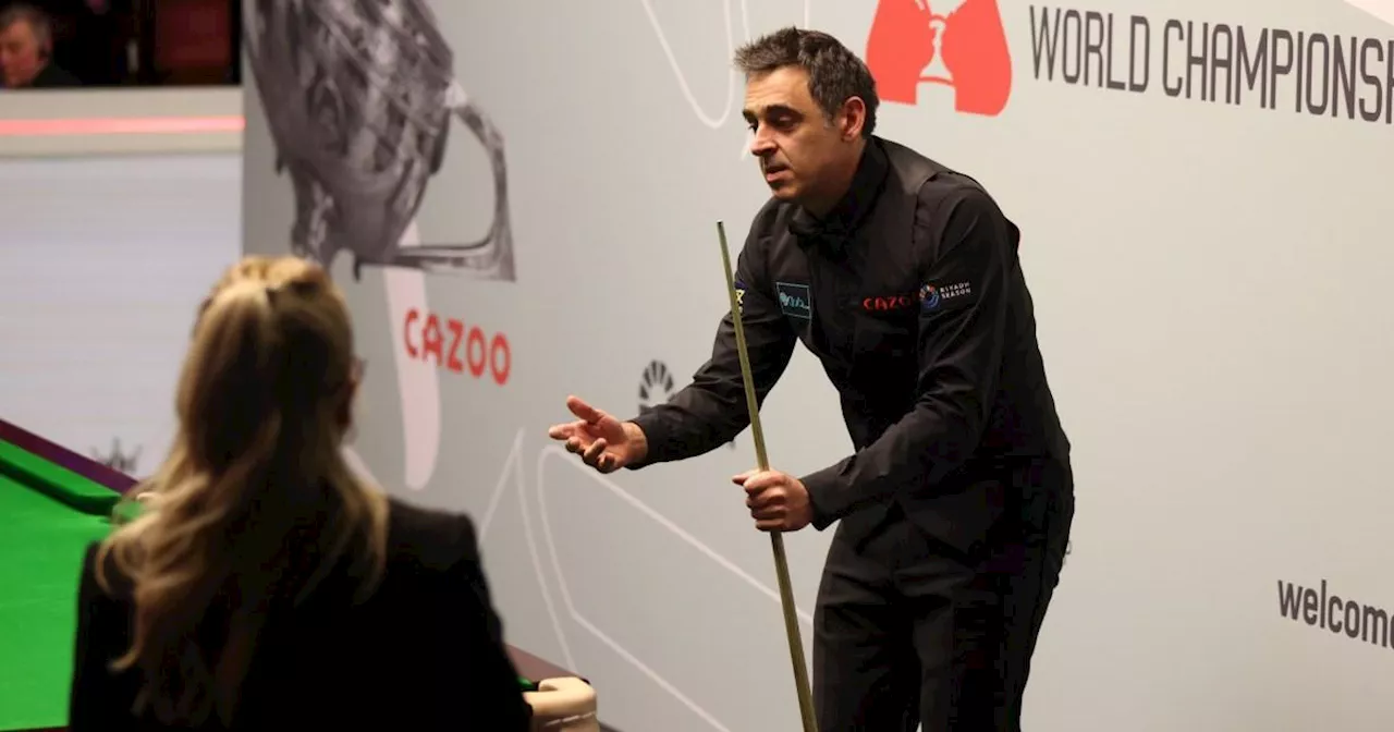 Ronnie O'Sullivan speaks out after telling snooker referee to 'chill out'