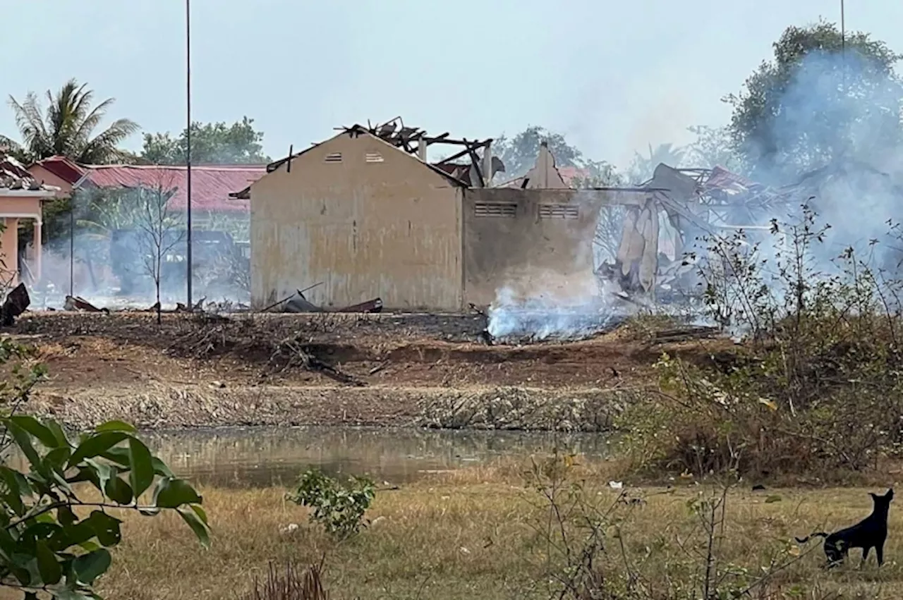 Cambodia says heatwave a factor in ammo blast that killed 20 soldiers